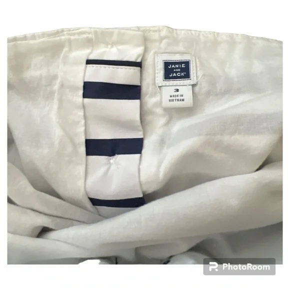 Janie and Jack nautical striped halter romper 3T - Picture 3 of 4